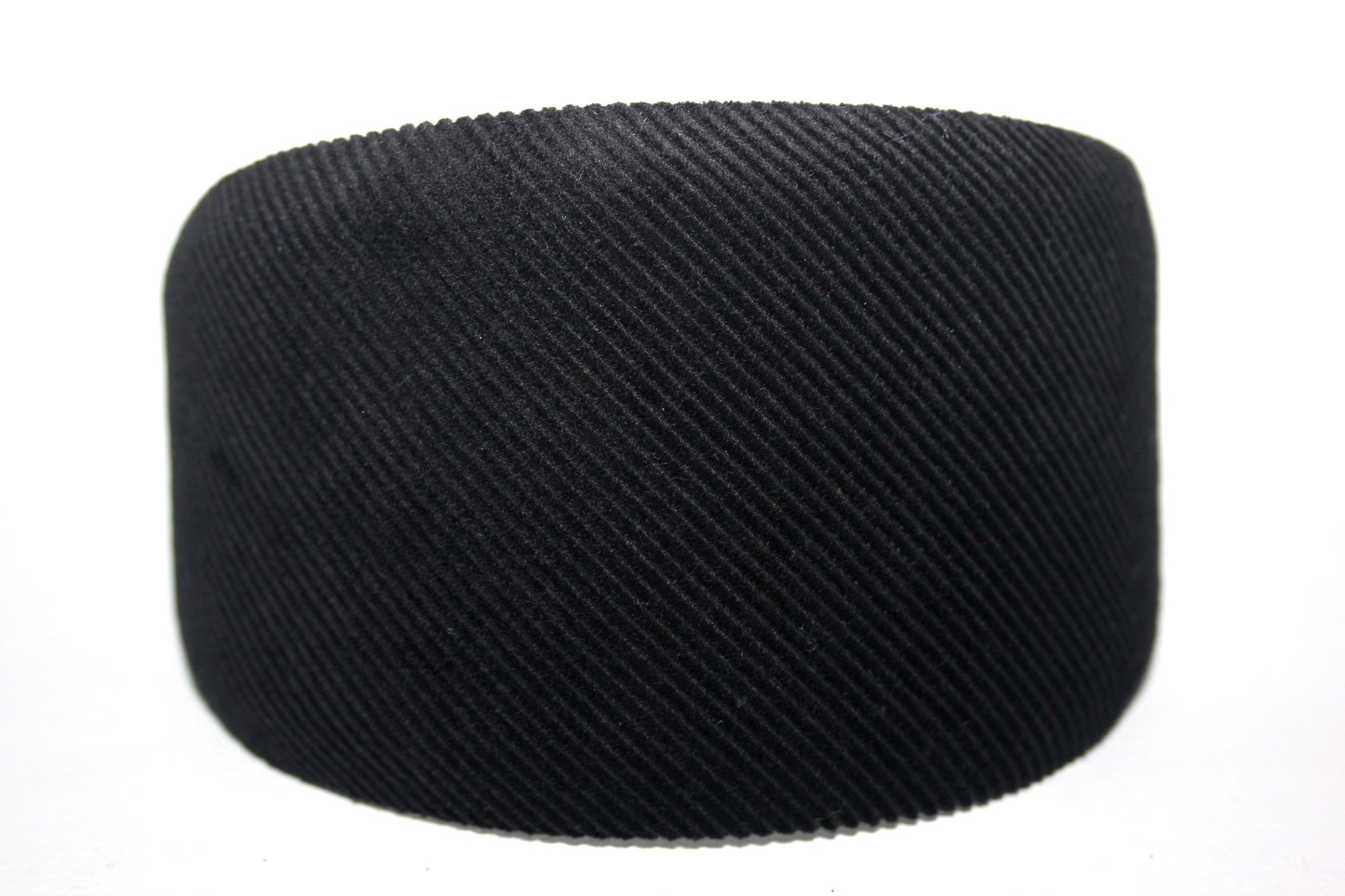 Black medium corduroy velvet headband, cotton velvet hairband, plastic free
