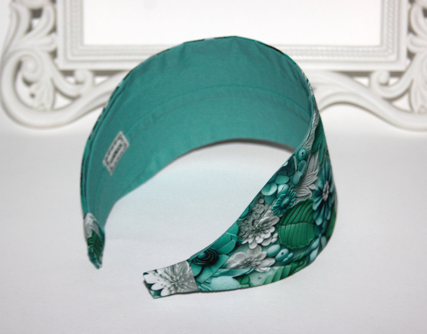 Headband for women 3D print headcover Wide poly cotton hairband