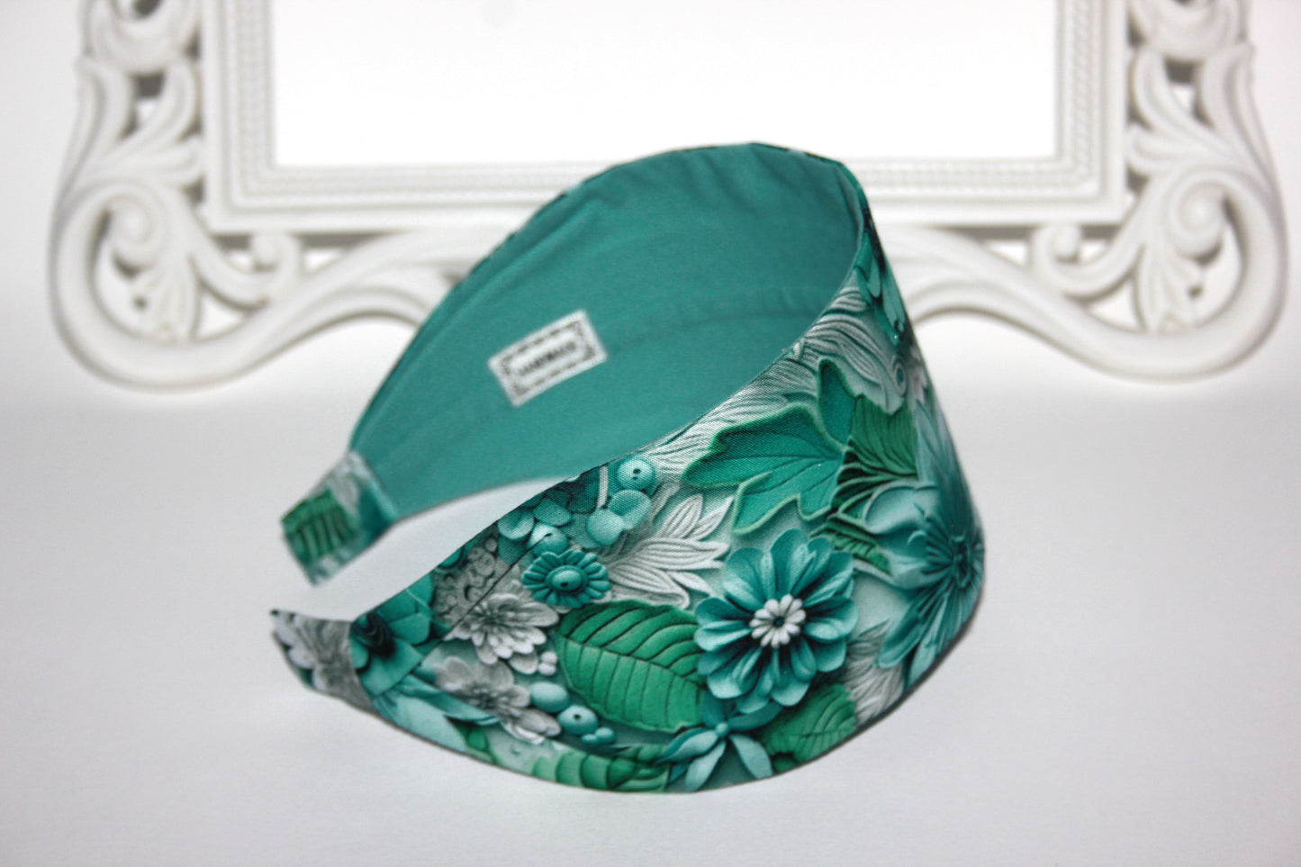 Headband for women 3D print headcover Wide poly cotton hairband