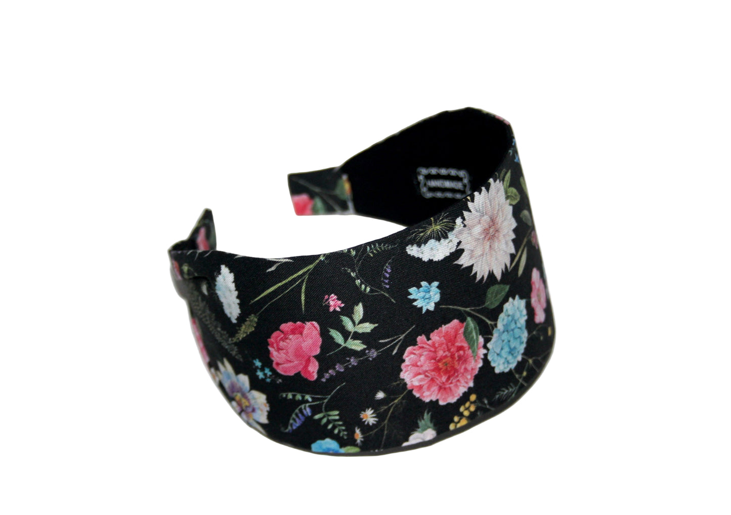 Garden flower print headband Boho fabric head scarf