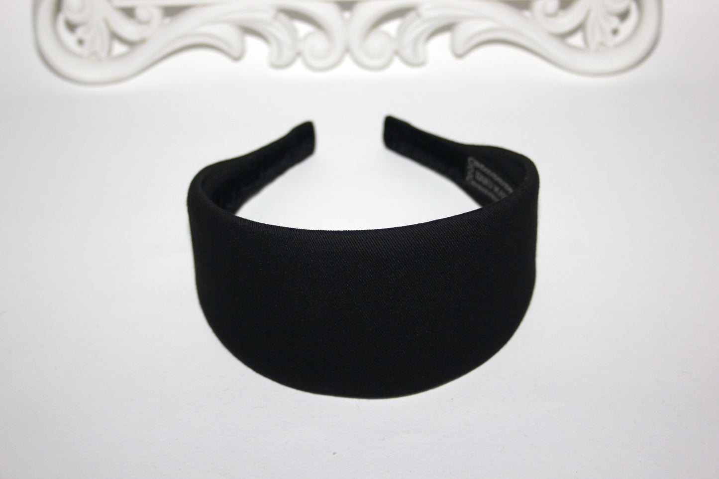 Black Cotton headband wide hairband for women