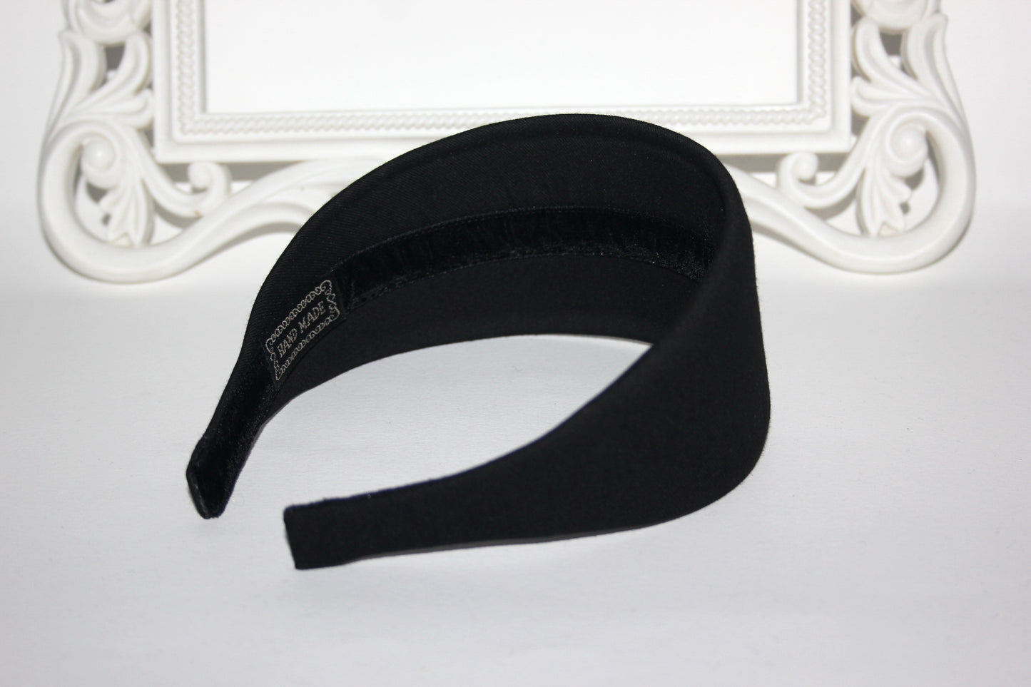 Black Cotton headband wide hairband for women