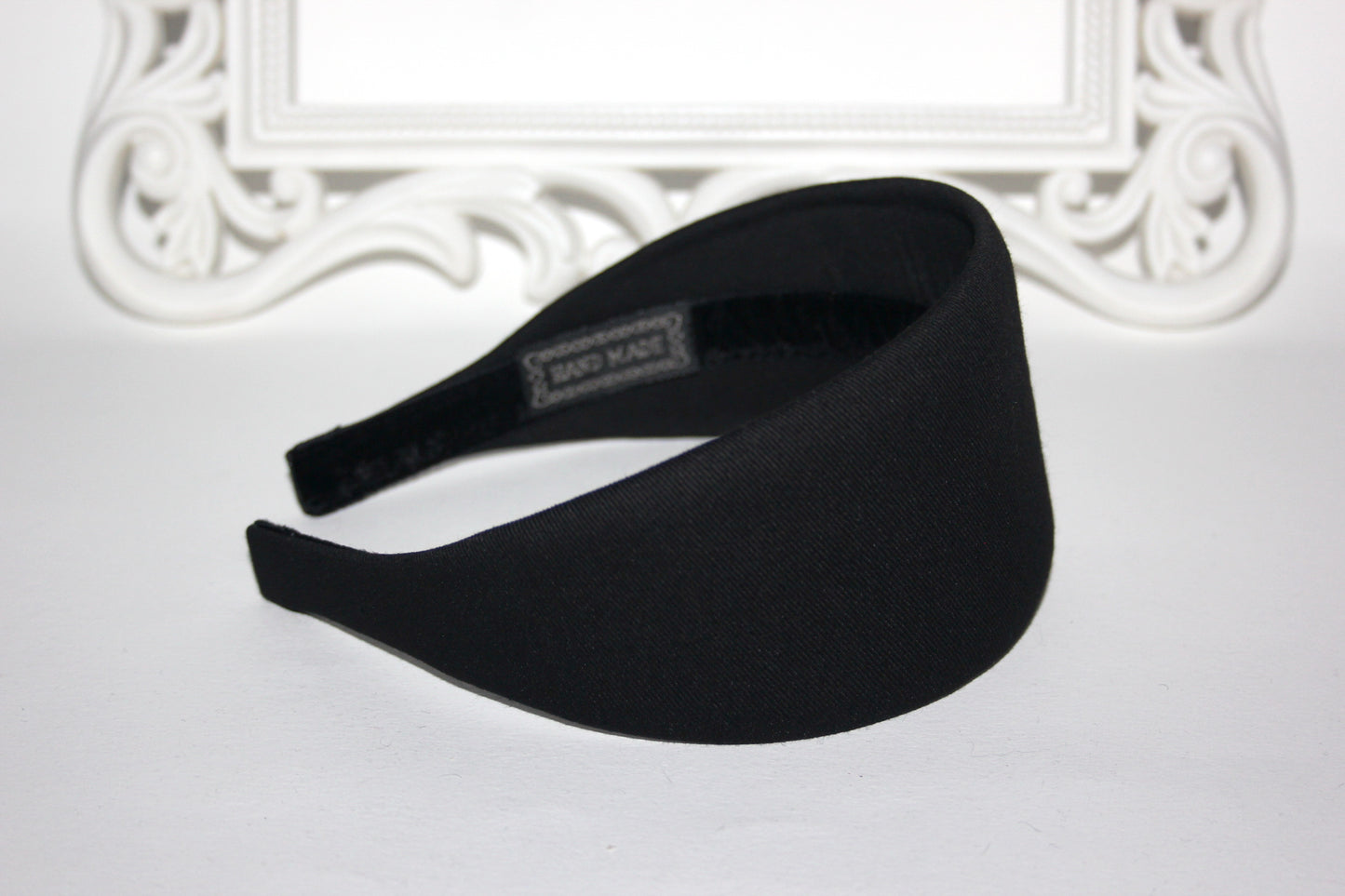 Black Cotton headband wide hairband for women