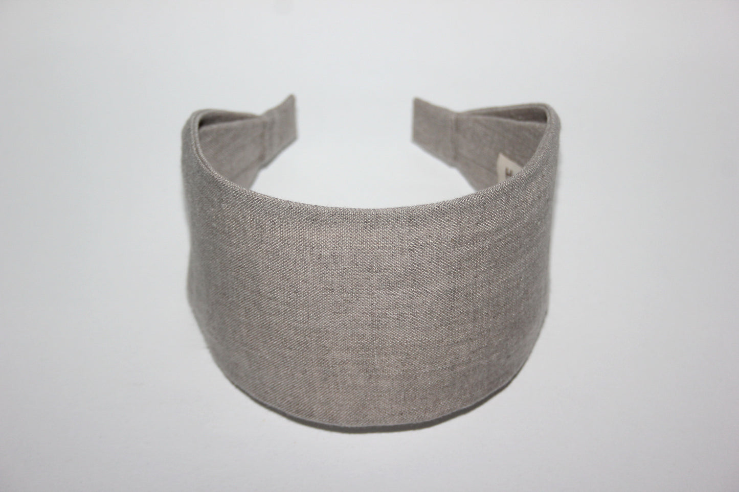 Natural linen headband for women Undyed head scarf