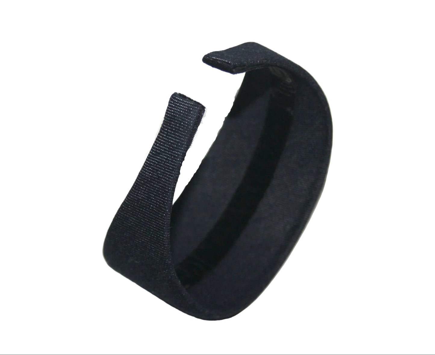 Dark Blue Denim headband Rockabilly jeans hairband, plastic free