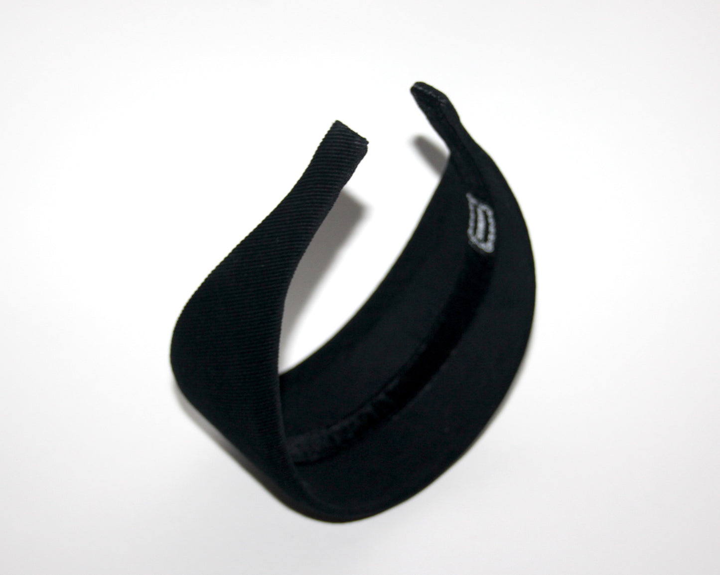 Black micro corduroy cotton headband for women, Plastic Free hairband
