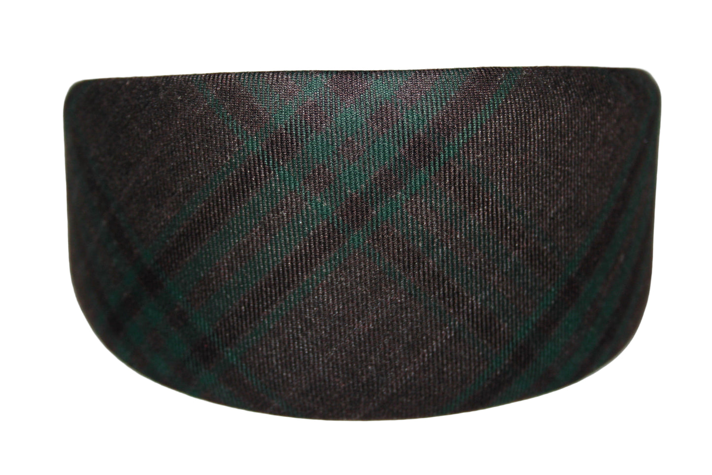 Plaid headband for women Scottish Green & Bown hairband scarf, plastic free