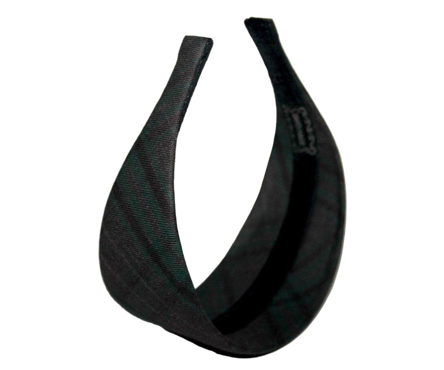 Plaid headband for women Scottish Green & Bown hairband scarf, plastic free