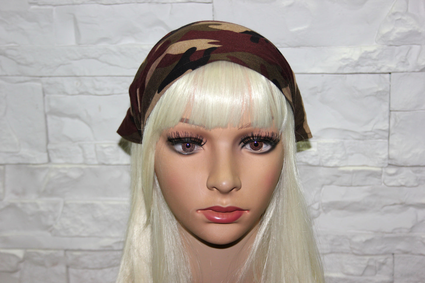 Army Camo bandana headband Camouflage military viscose headband
