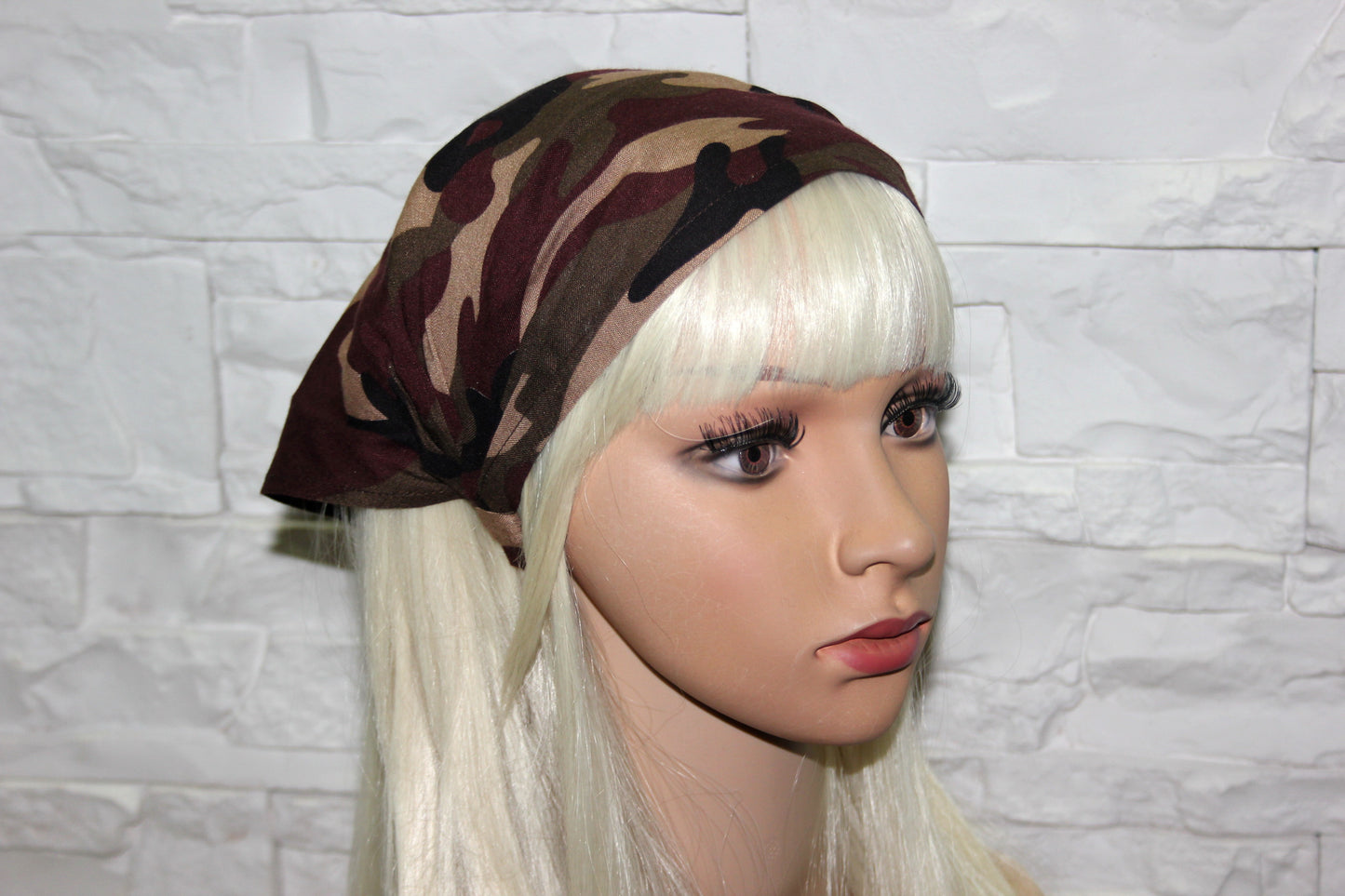 Army Camo bandana headband Camouflage military viscose headband