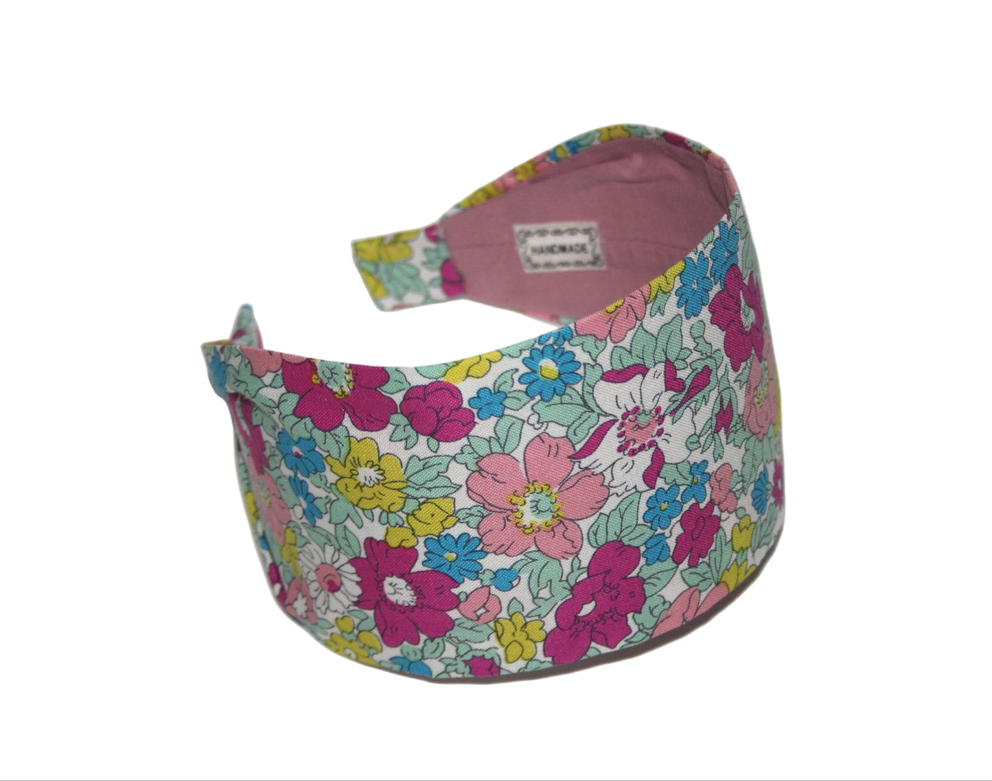 Liberty flower print cotton headband for women