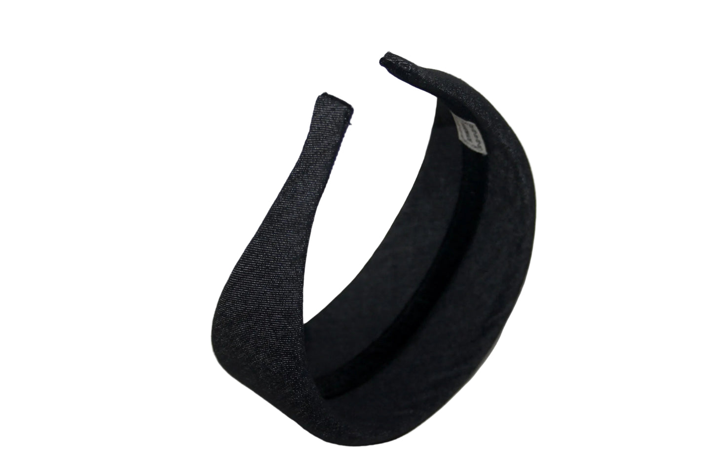 Melange Denim puffy hairband, Dark Gray padded headband, plastic free... NEW