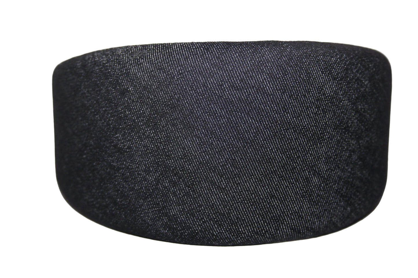 Melange Denim puffy hairband, Dark Gray padded headband, plastic free... NEW