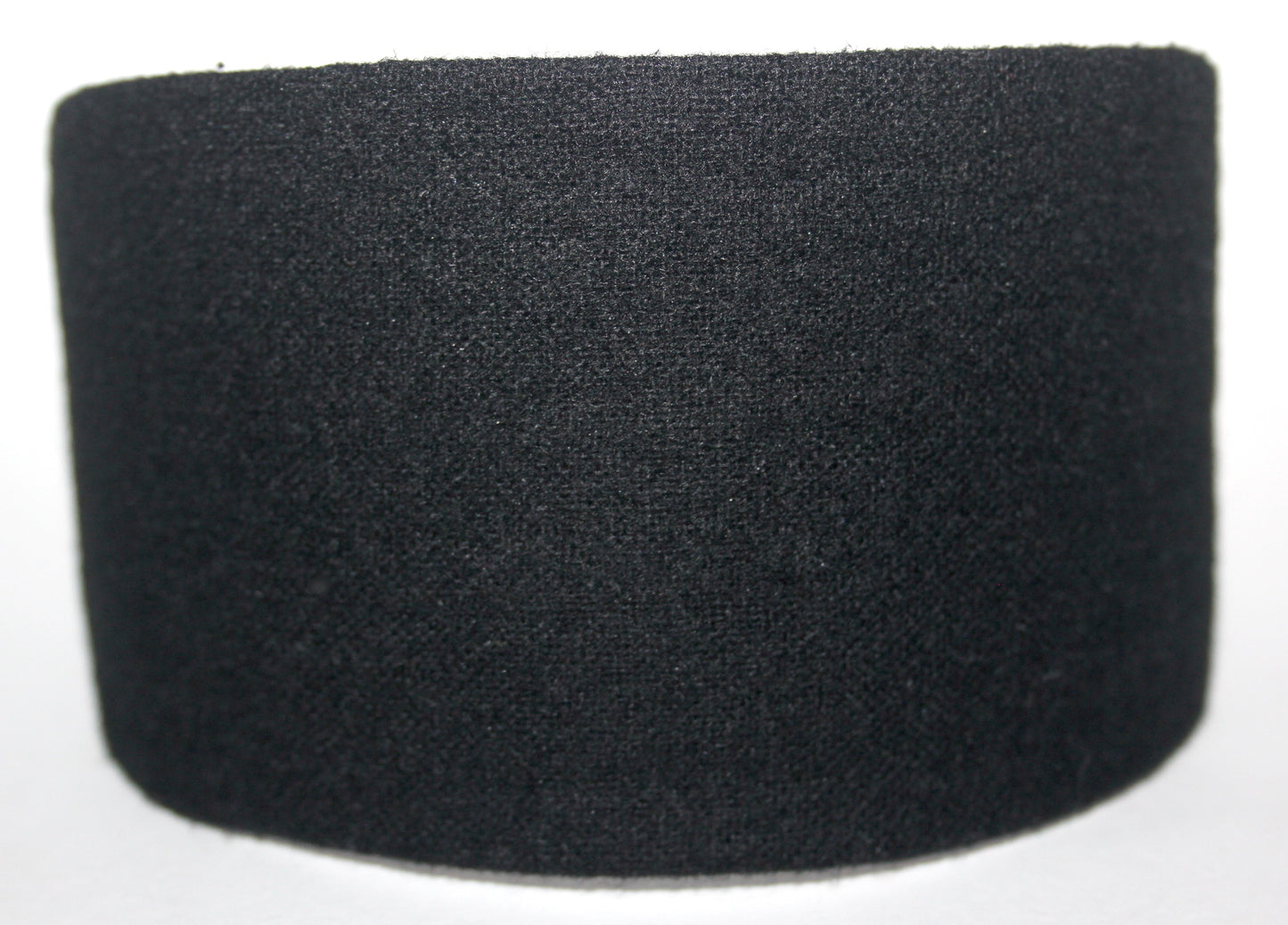 Black wool flat headband, Fleece wool hairband with thin ends, plastic free... NEW