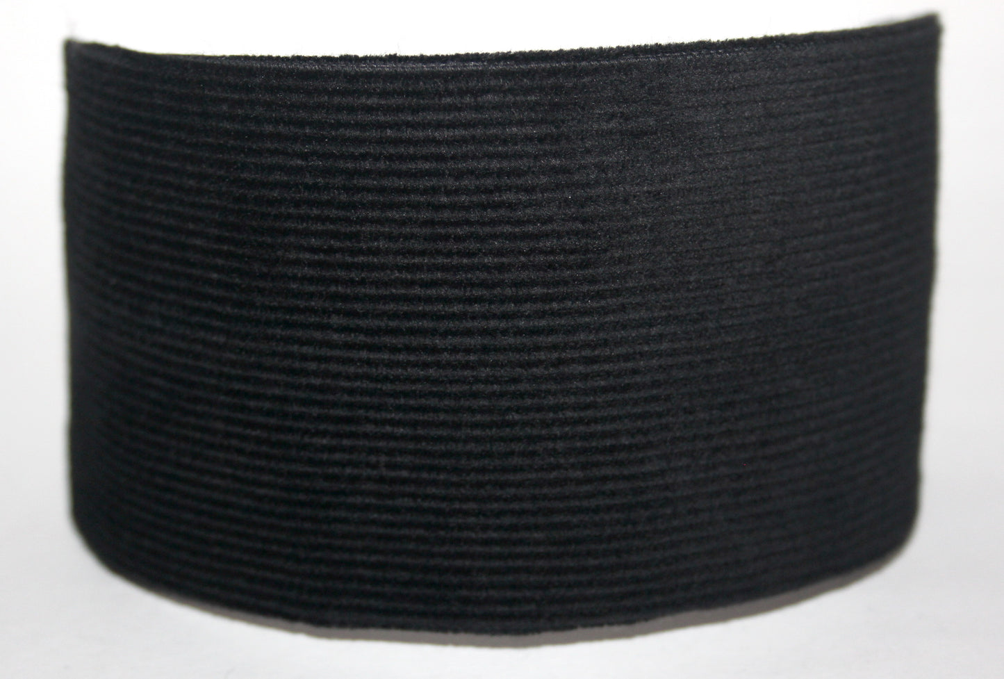 Black medium corduroy flat headband with thin ends, plastic free... NEW