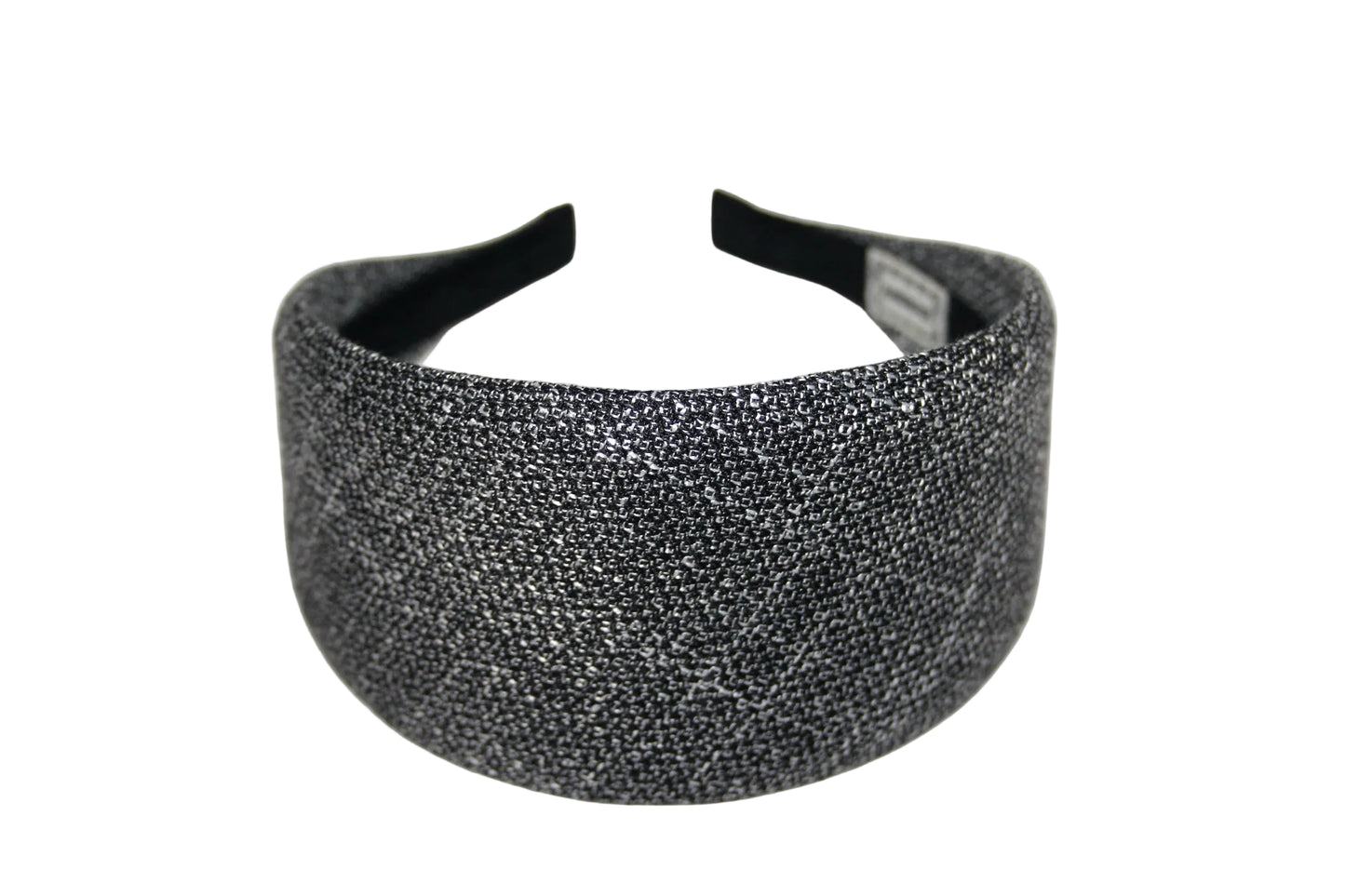 Black & Silver fashion headband, Viscose hairband scarf, plastic free... NEW
