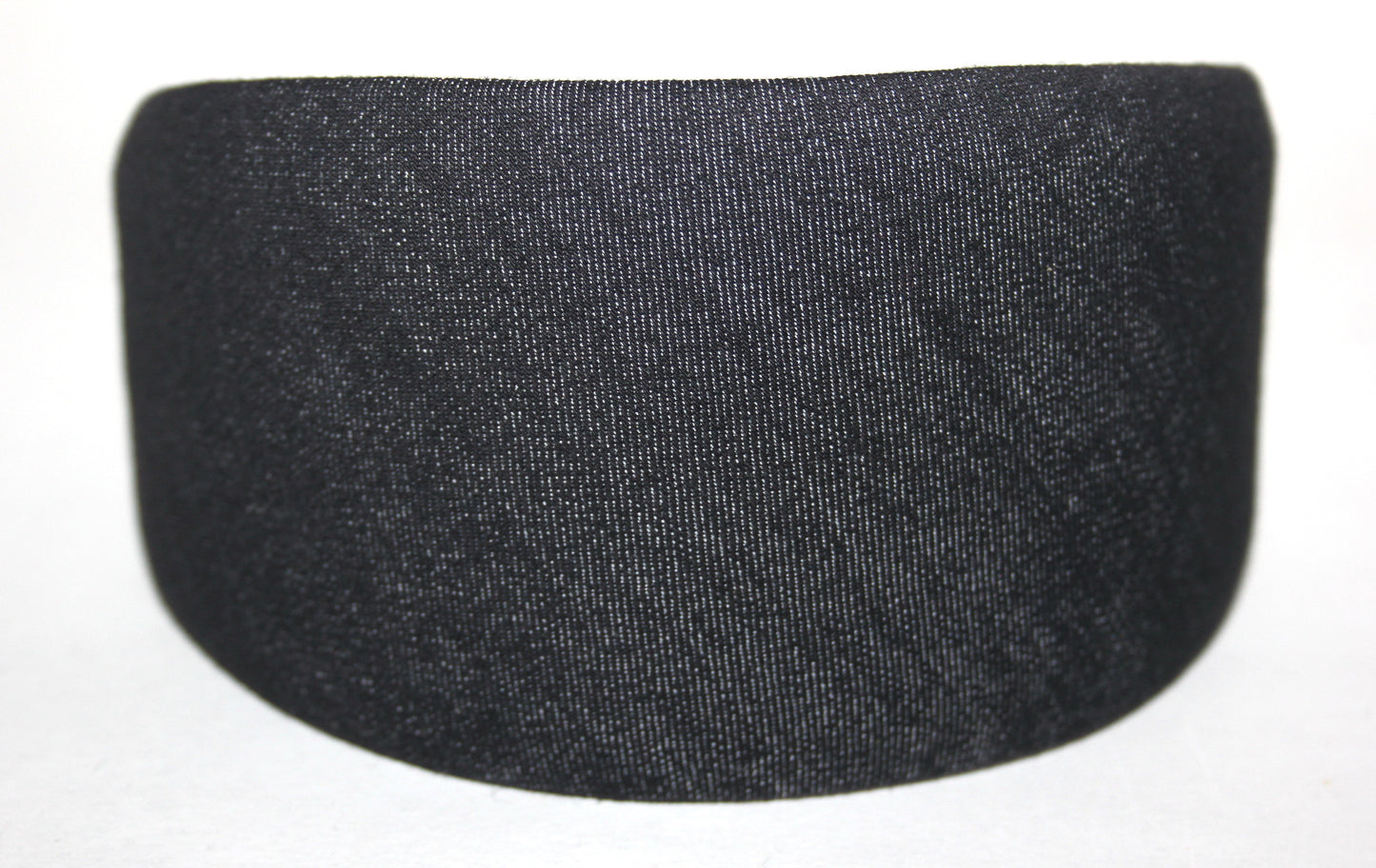 Dark Gray Denim headband, Melange hairband scarf, plastic free... NEW