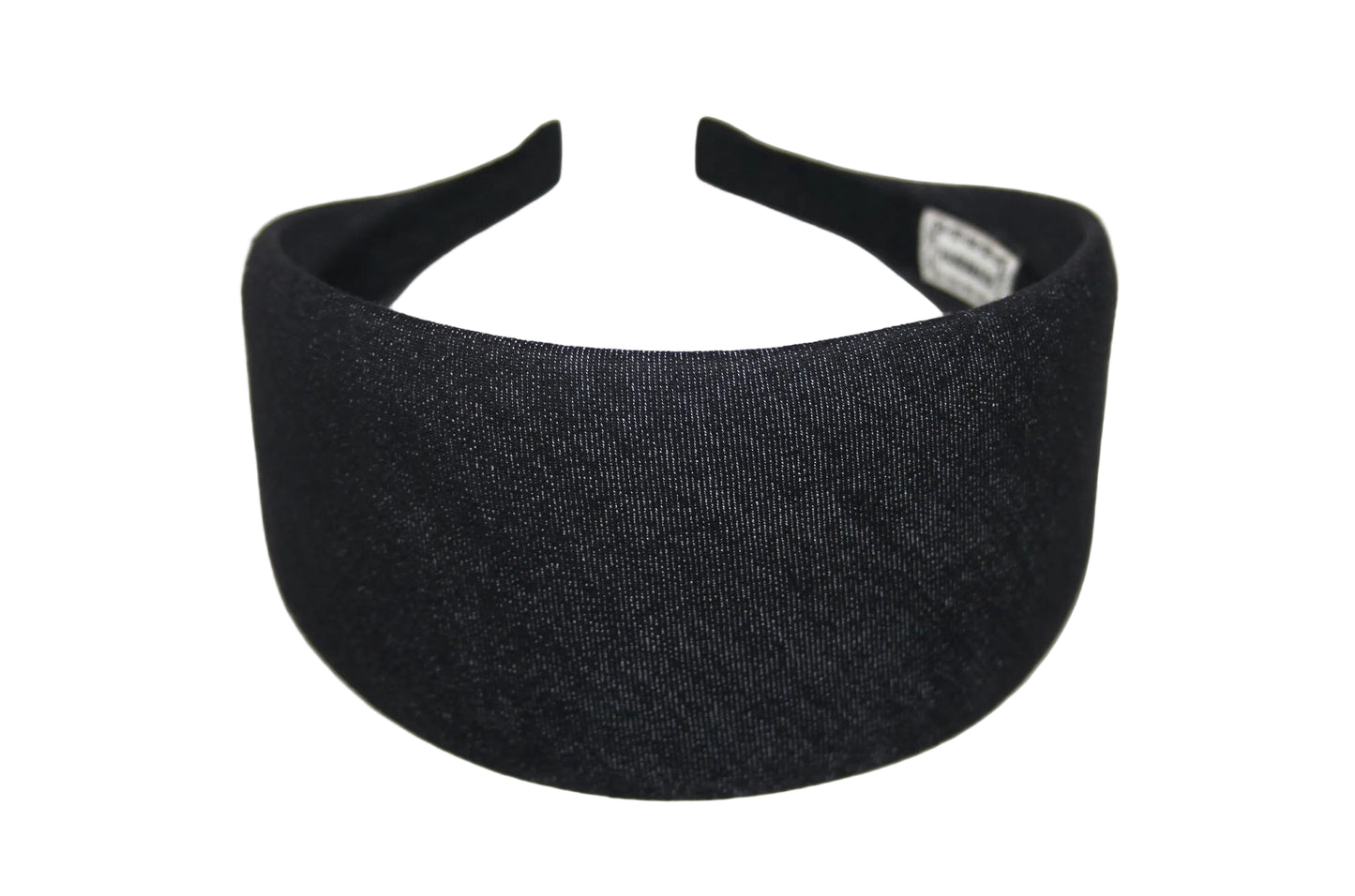 Dark Gray Denim headband, Melange hairband scarf, plastic free... NEW