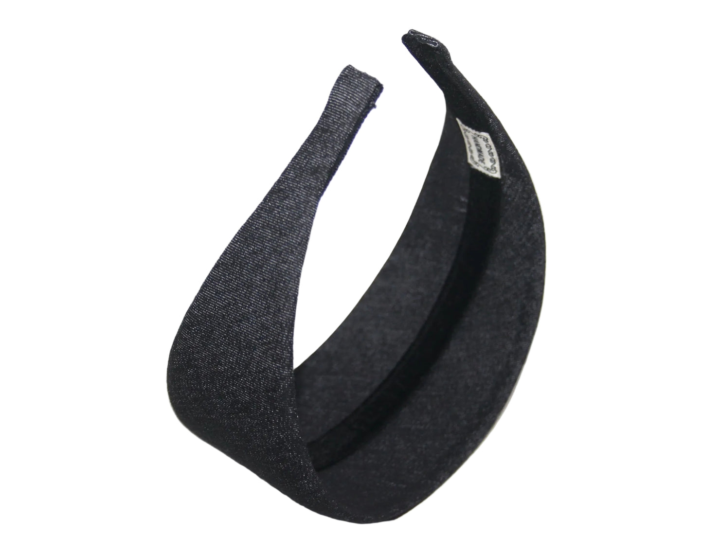 Dark Gray Denim headband, Melange hairband scarf, plastic free... NEW