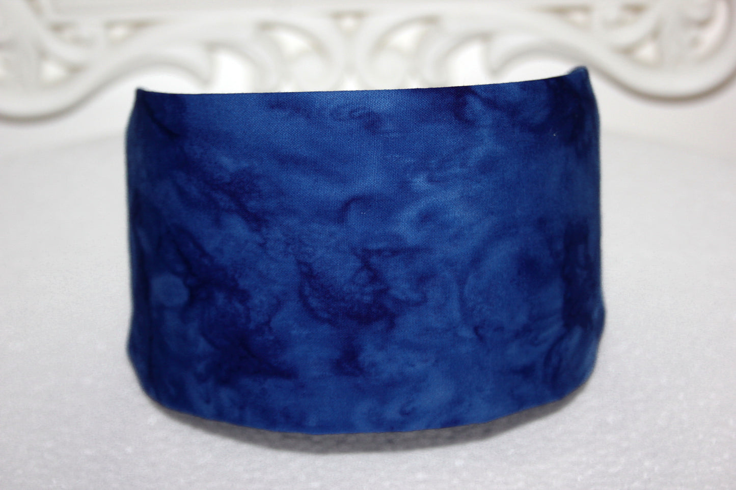 Royal Blue batik headband for women
