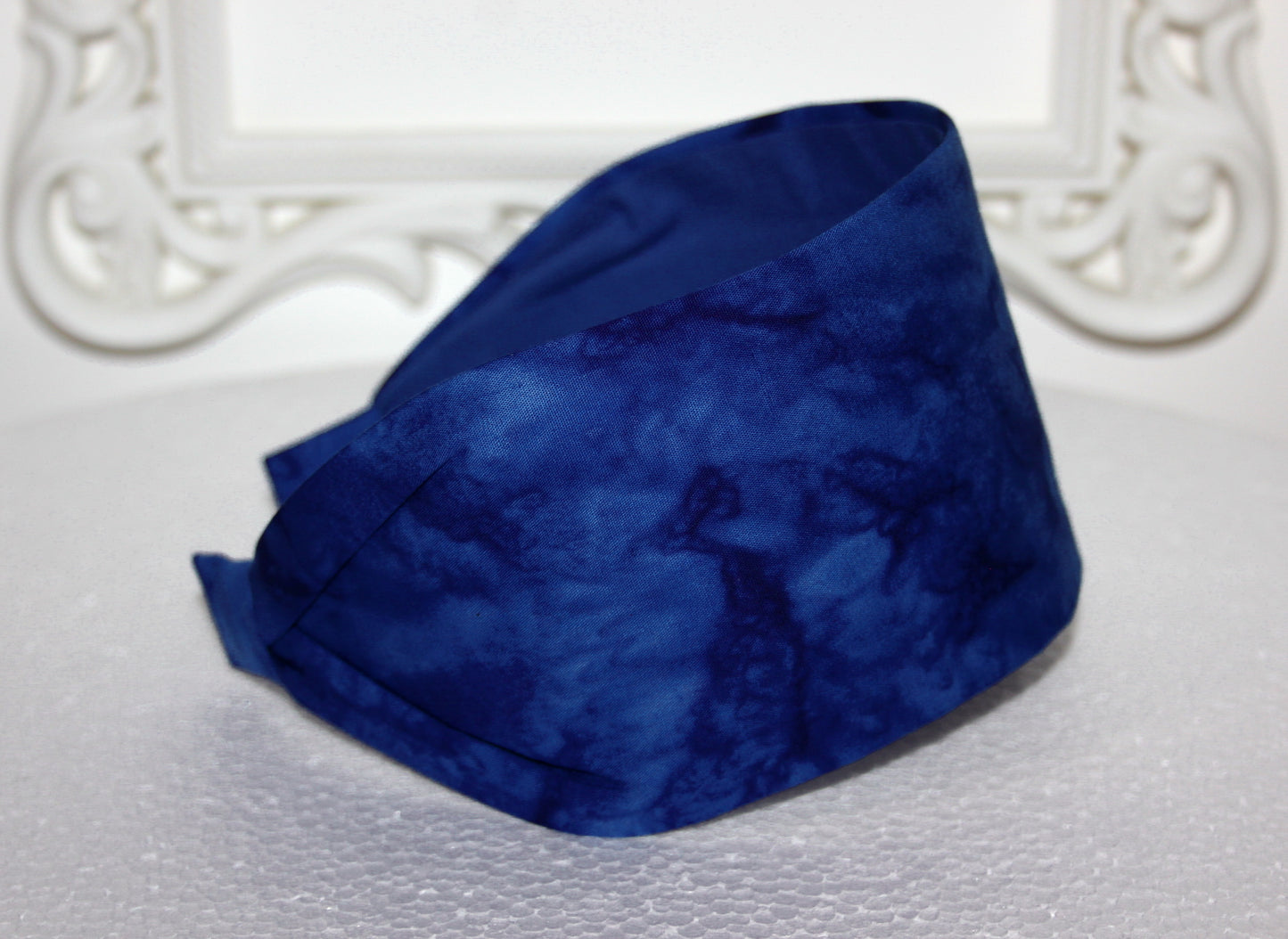 Royal Blue batik headband for women
