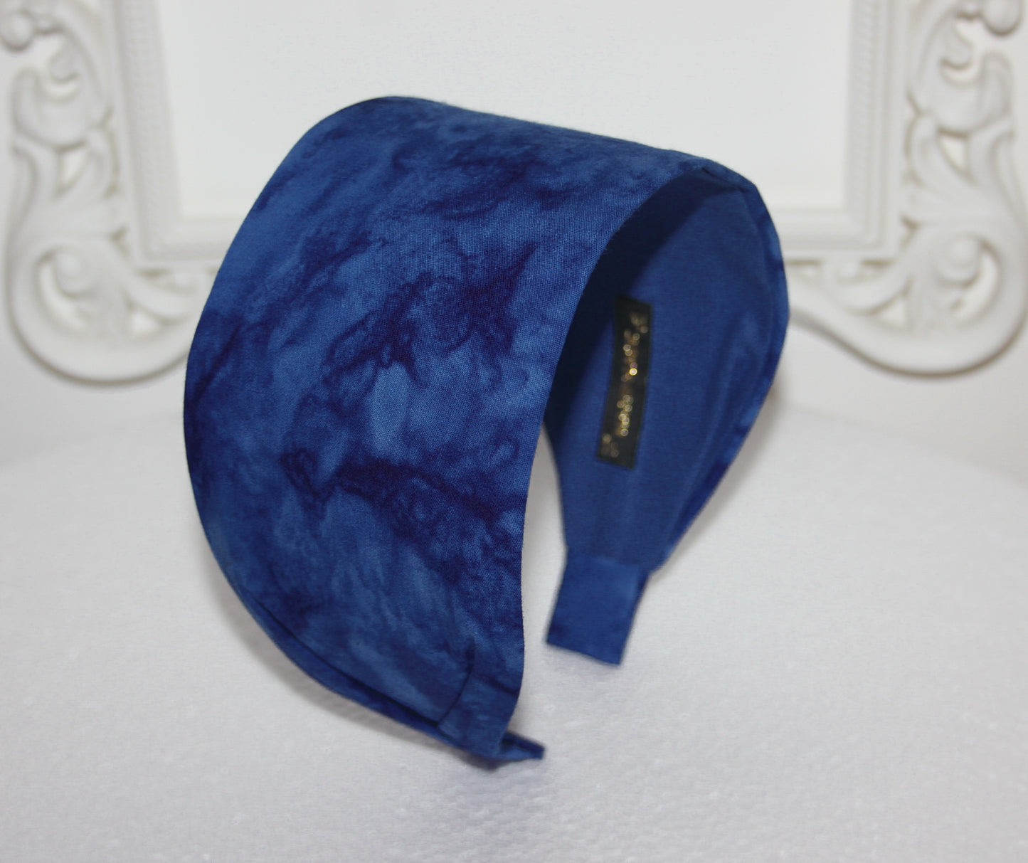 Royal Blue batik headband for women