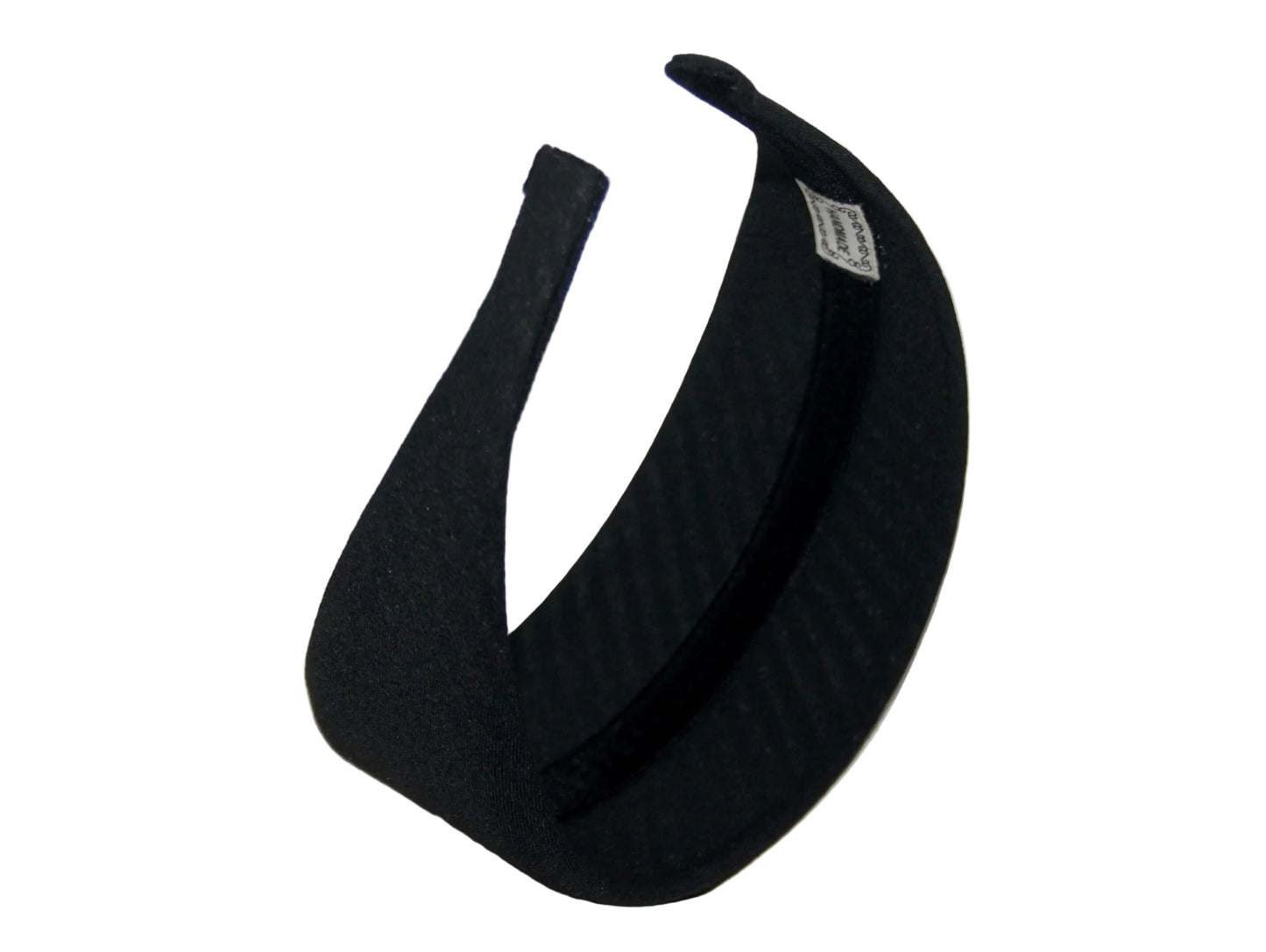 Black stripe headband, Viscose blend hairband scarf, plastic free... NEW
