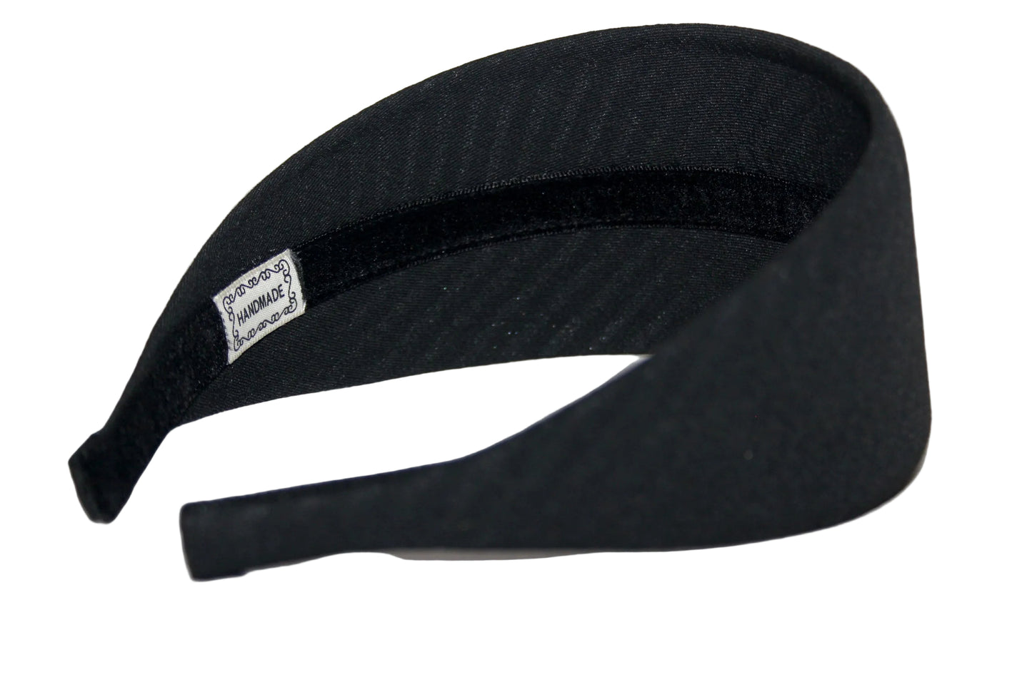 Black stripe headband, Viscose blend hairband scarf, plastic free... NEW