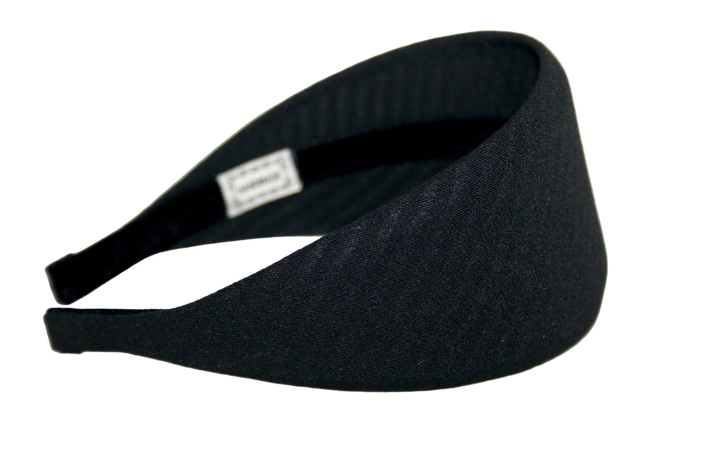 Black stripe headband, Viscose blend hairband scarf, plastic free... NEW