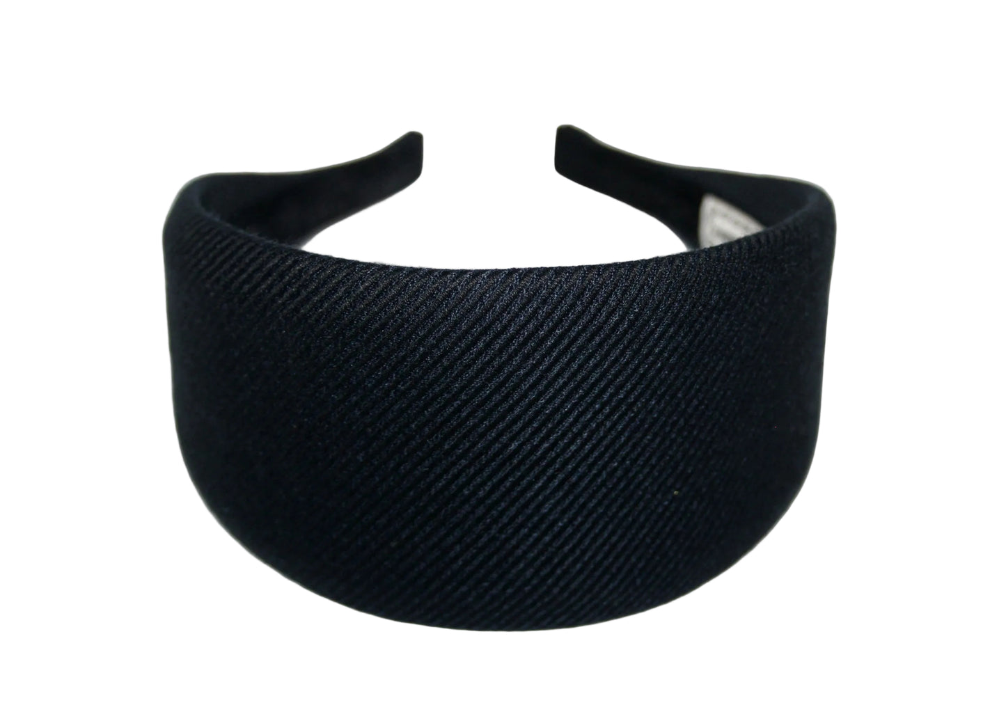 Navy & Black stripe headband, Wool blend Viscose hairband, plastic free... NEW