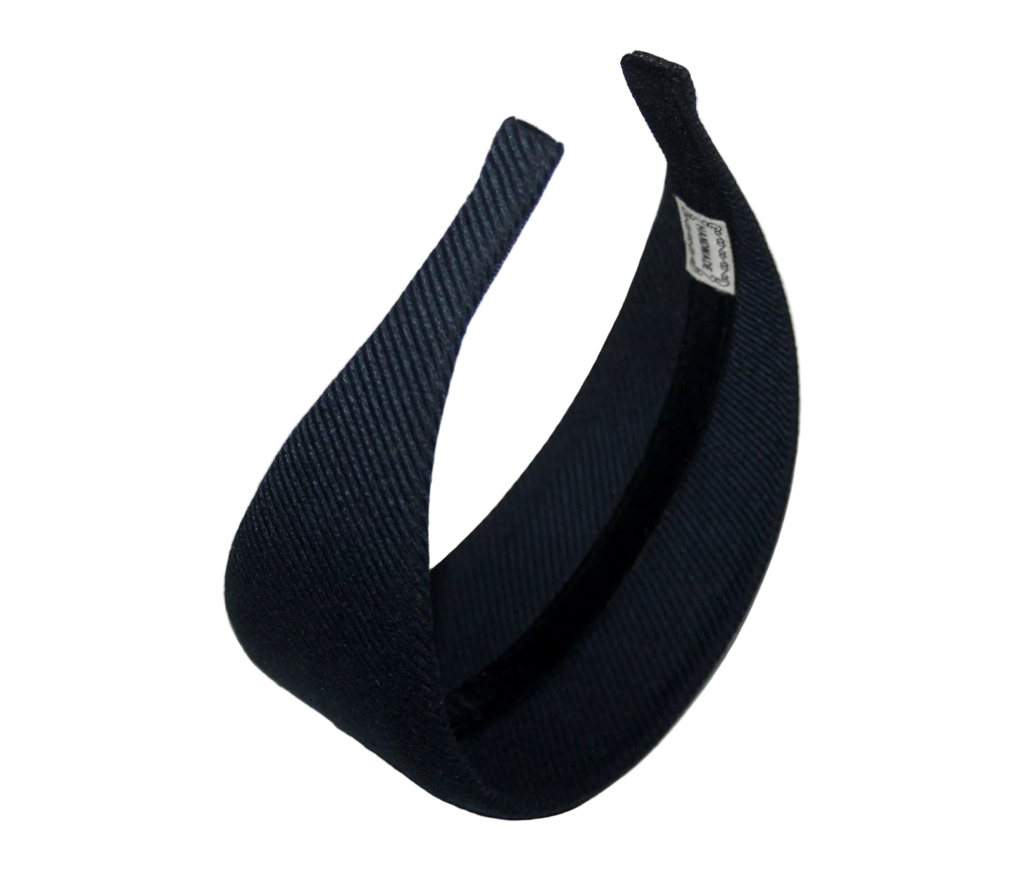 Navy & Black stripe headband, Wool blend Viscose hairband, plastic free... NEW