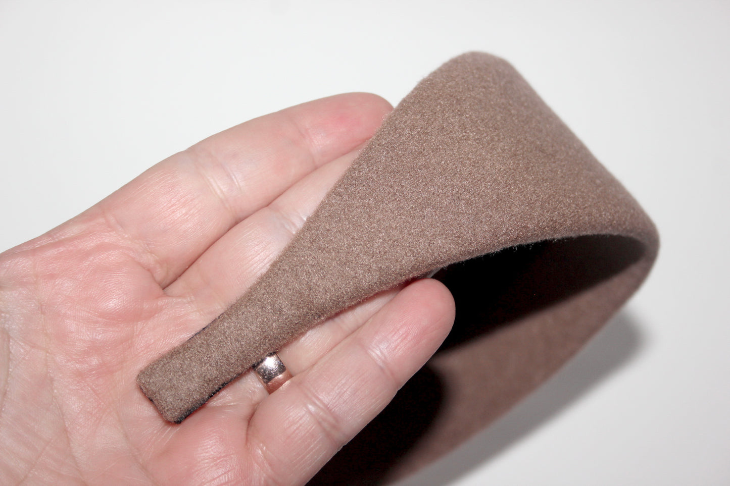 Brown warm headband, Acrylic wool head scarf, plastic free... NEW