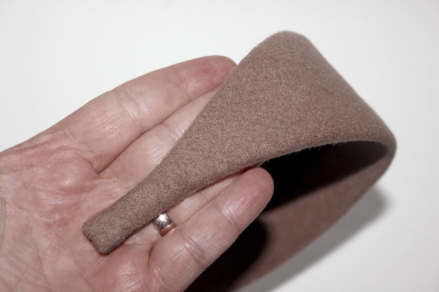 Brown warm headband, Acrylic wool head scarf, plastic free... NEW