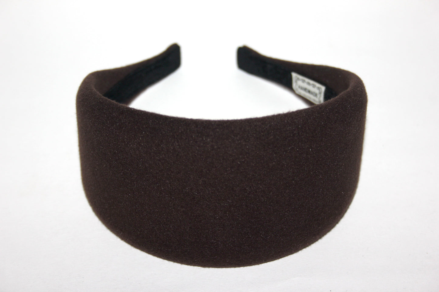 Dark Brown warm headband, Acrylic fabric head scarf, plastic free... NEW