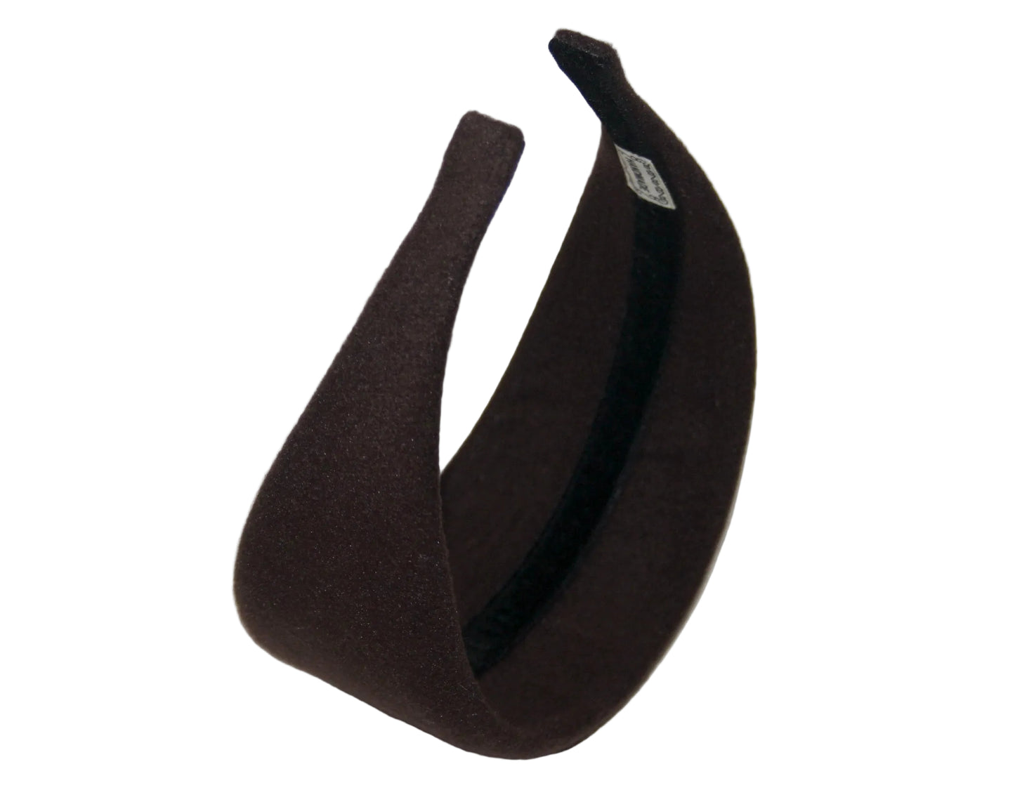Dark Brown warm headband, Acrylic fabric head scarf, plastic free... NEW