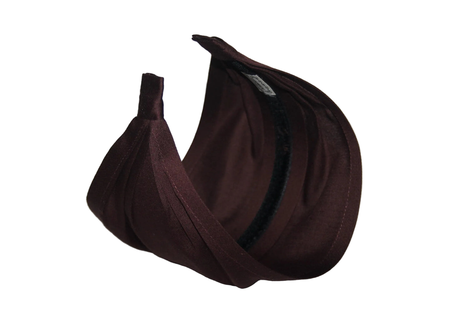 Cotton headband Chocolate Brown alopecia hair bandana