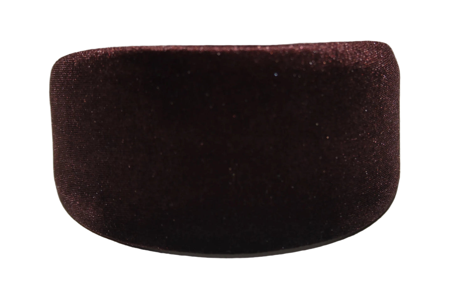 Chocolate Brown padded headband Fluffy velvet hairband, plastic free