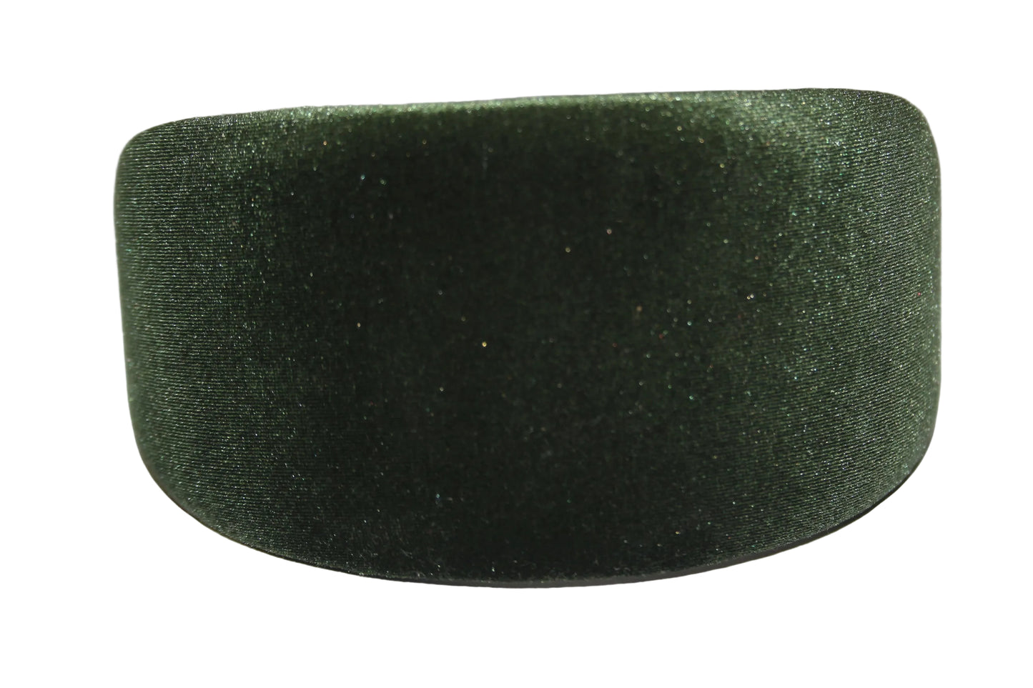 Army Green padded headband Fluffy velvet hairband, plastic free