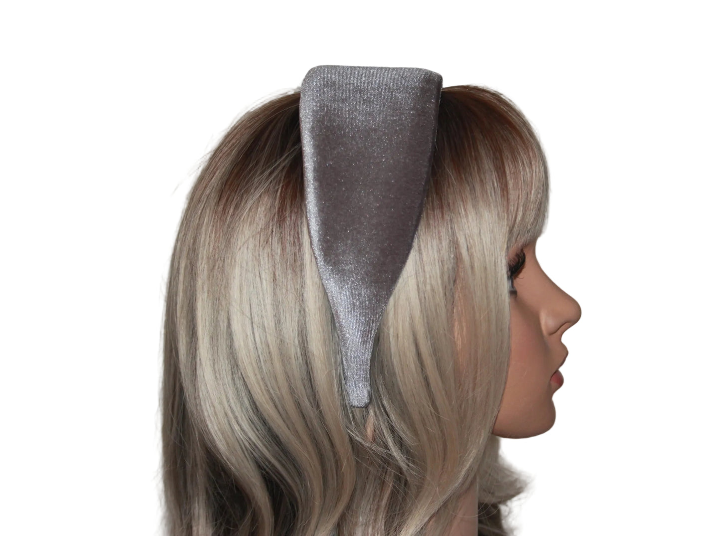 Cappuccino Brown padded headband Fashion head cover, plastic free