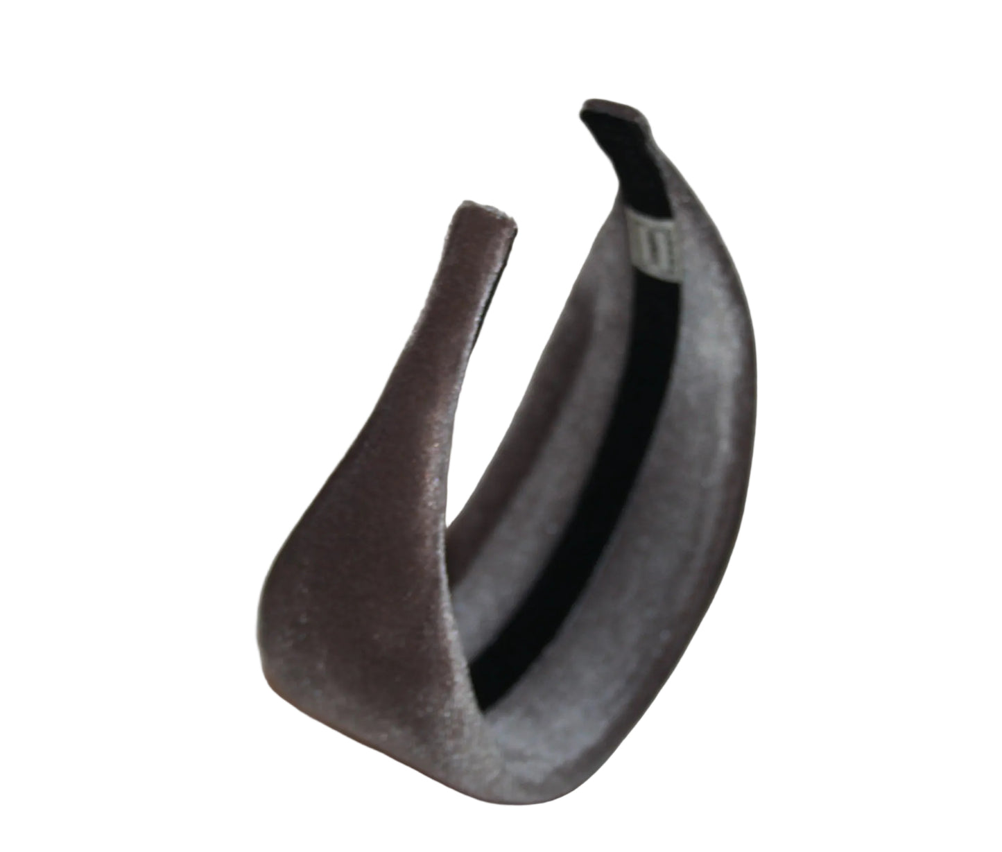 Cappuccino Brown padded headband Fashion head cover, plastic free