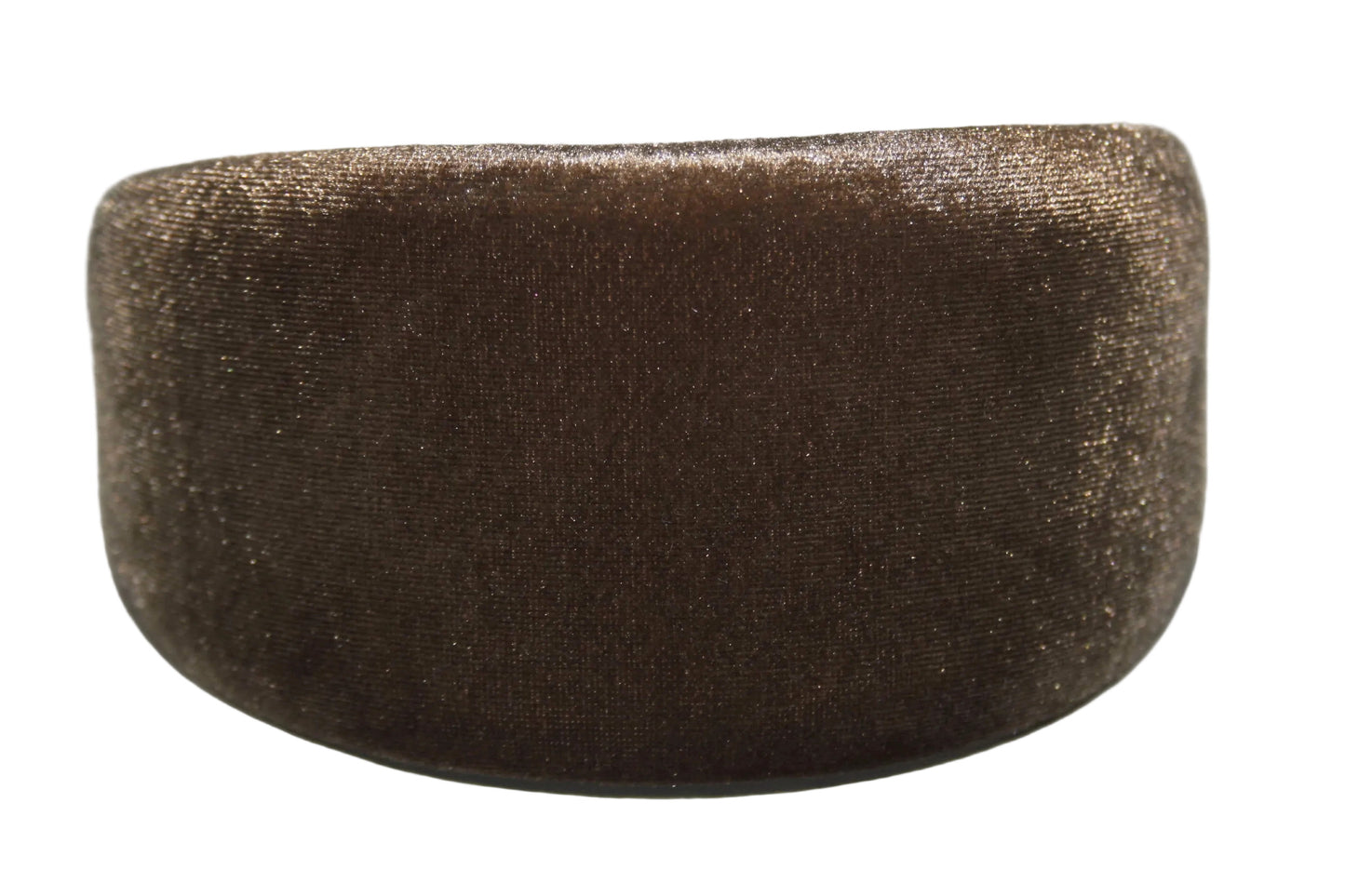 Mocha Brown padded headband Fashion head cover, plastic free