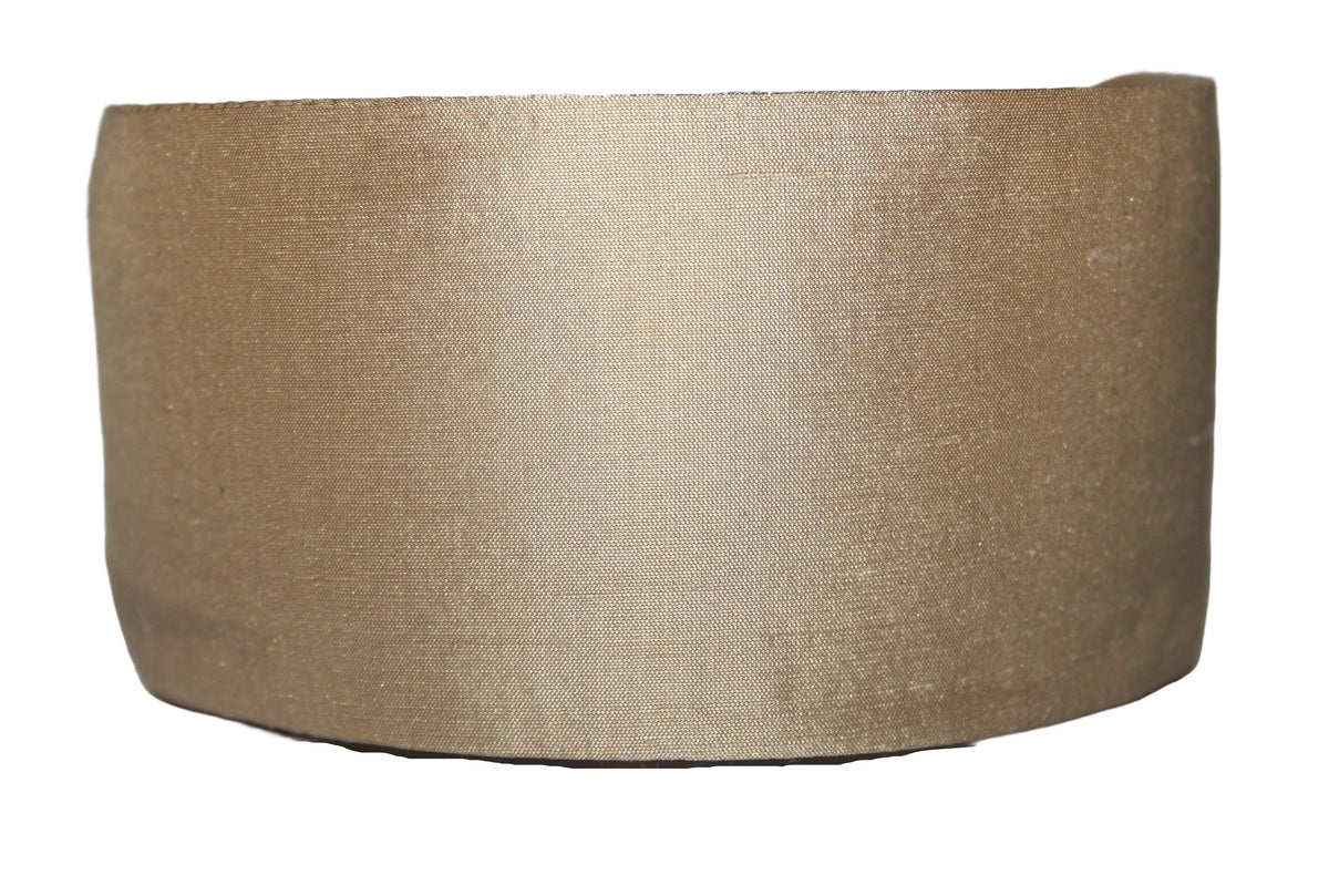 Beige pure silk flat headband Handmade women hairband, adjustable, plastic free