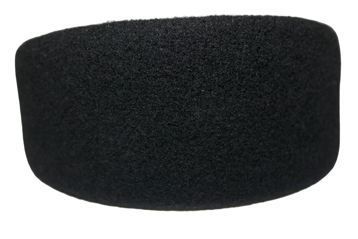 Wool padded headband, Black winter head scarf... NEW