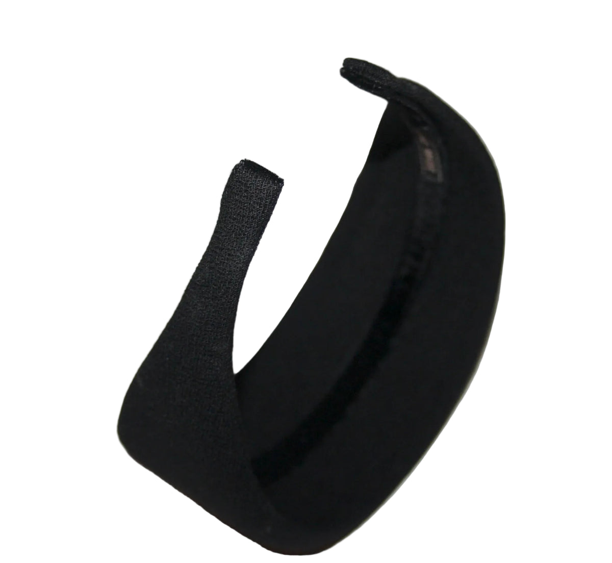 Wool crepe padded headband, Fashion puffy hairband... NEW