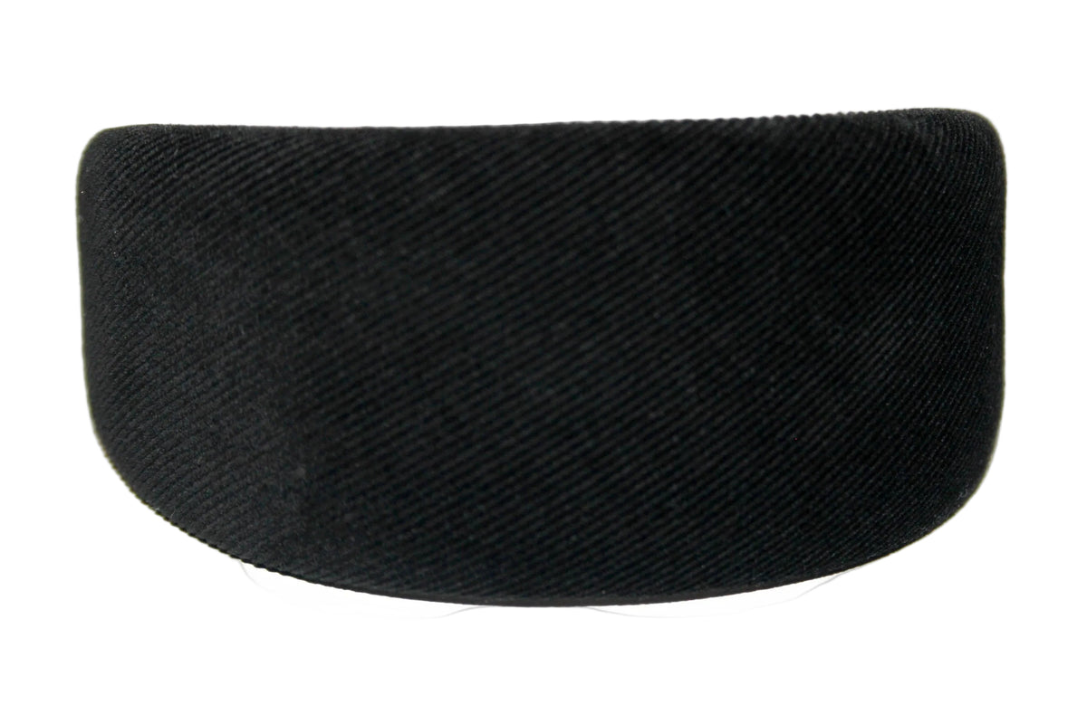 Black micro corduroy padded headband, Cotton velvet hairband... NEW