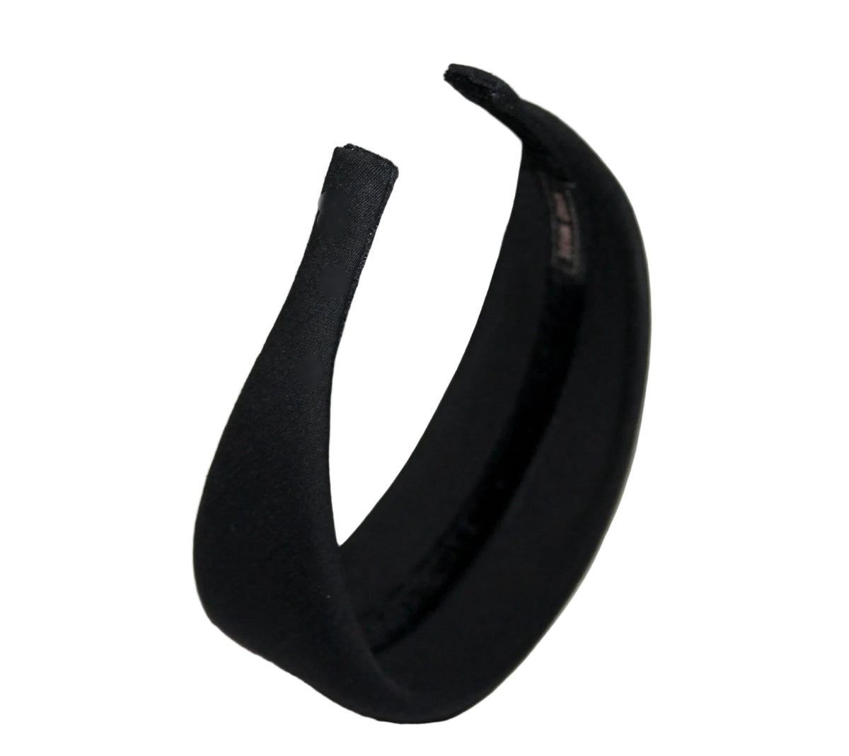 Black jeans padded headband, cotton denim puffy hair scarf... NEW