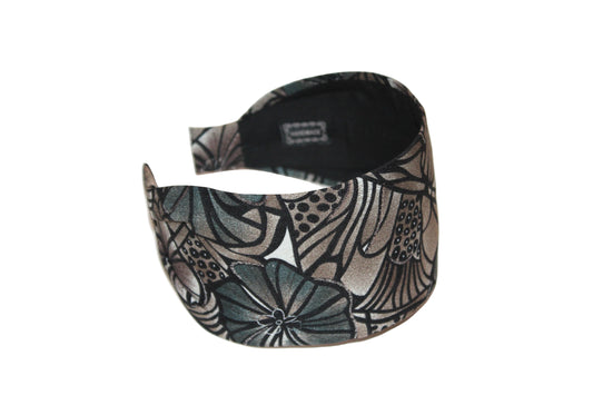Boho headband extra wide cotton headbands for women, hair loss head scarf