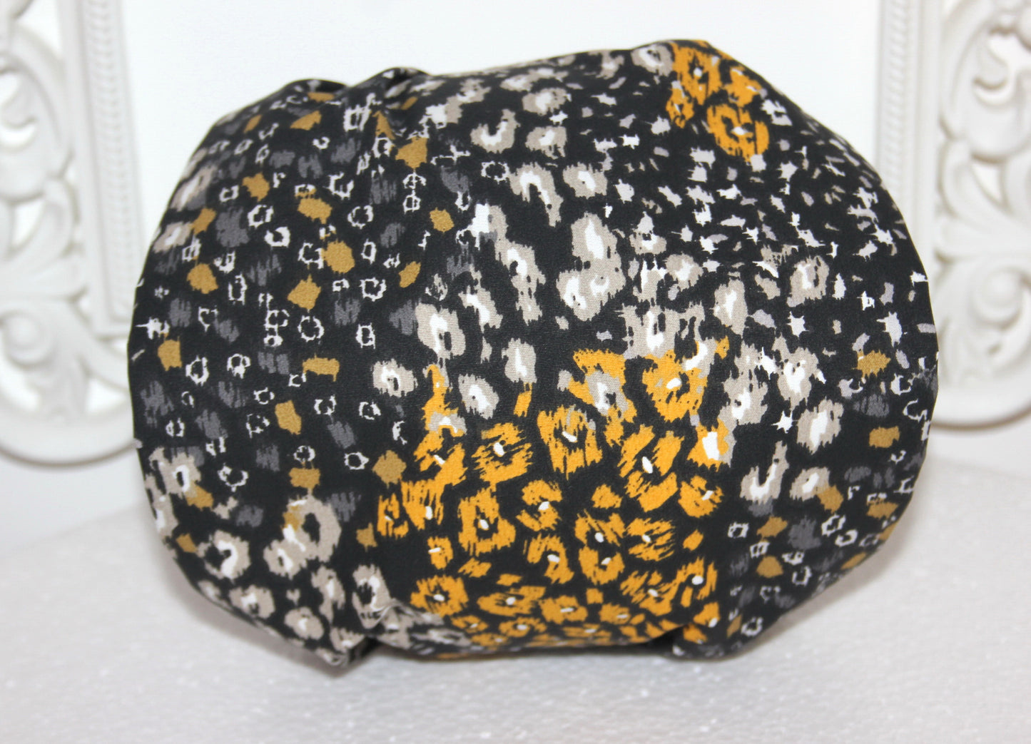 Bandana headband Multicolor abstract print hair scarf, Wide head cover