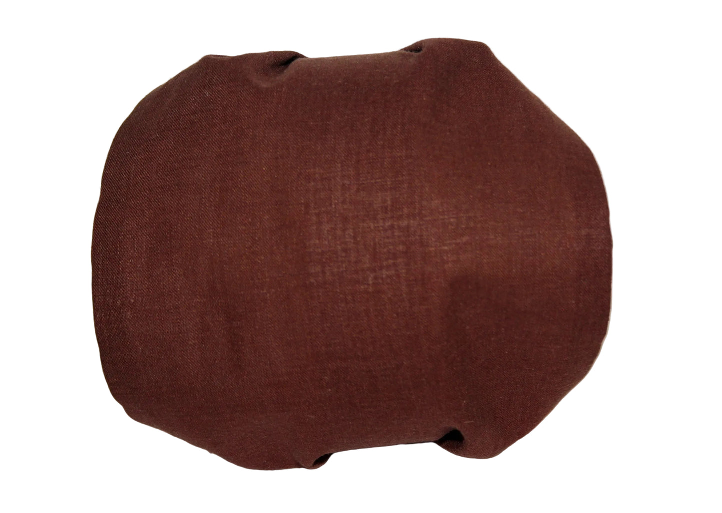 Linen headband Caramel Brown alopecia hair bandana