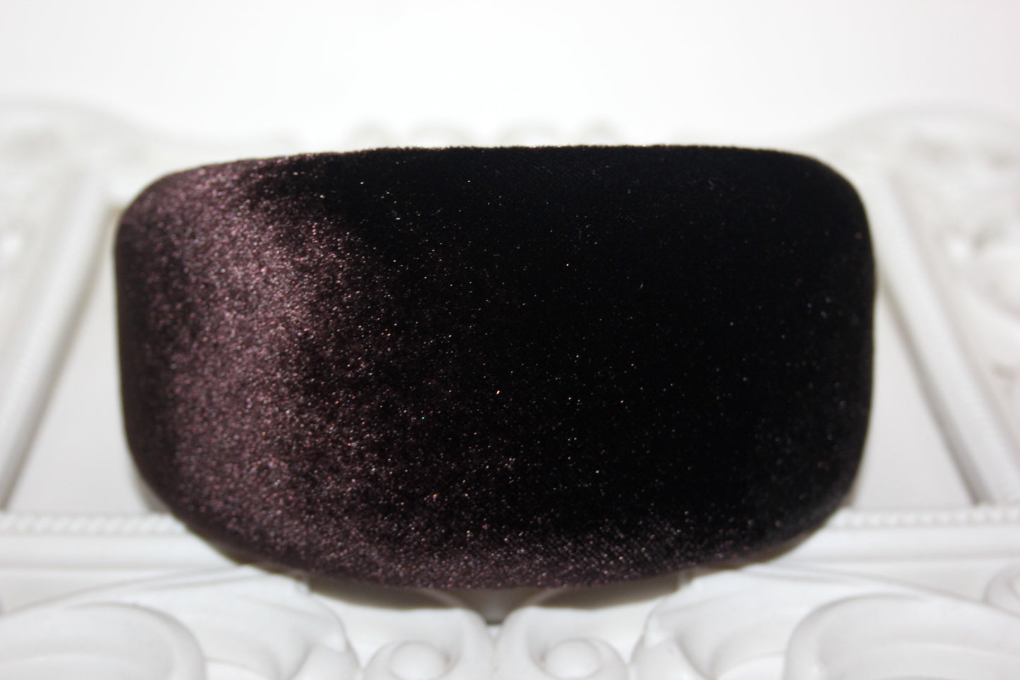Dark Brown padded headband Fashion head cover, plastic free